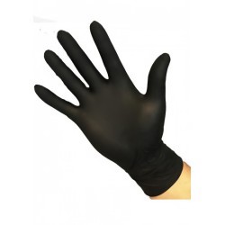 Abena Nitrile Handschoenen Zwart M 100st
