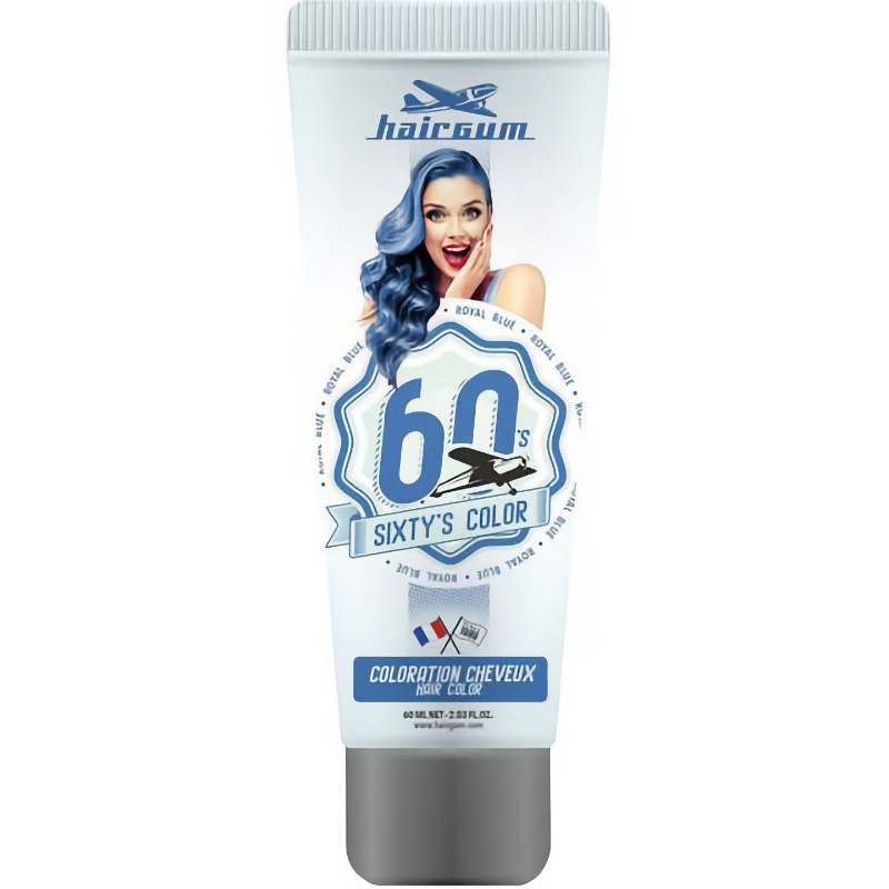 Hairgum Sixty's Color Royal Blue 60 ml Kopen? ✂️ Probeauty!