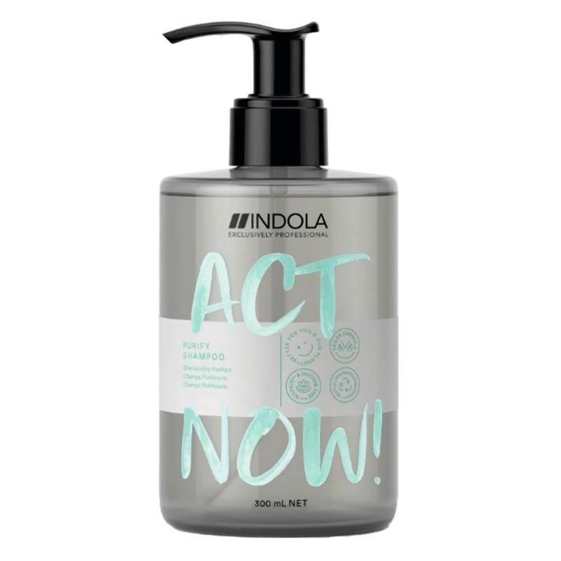 Indola Act Now! Purify Shampoo 300 ml Kopen? ✂️ Probeauty!