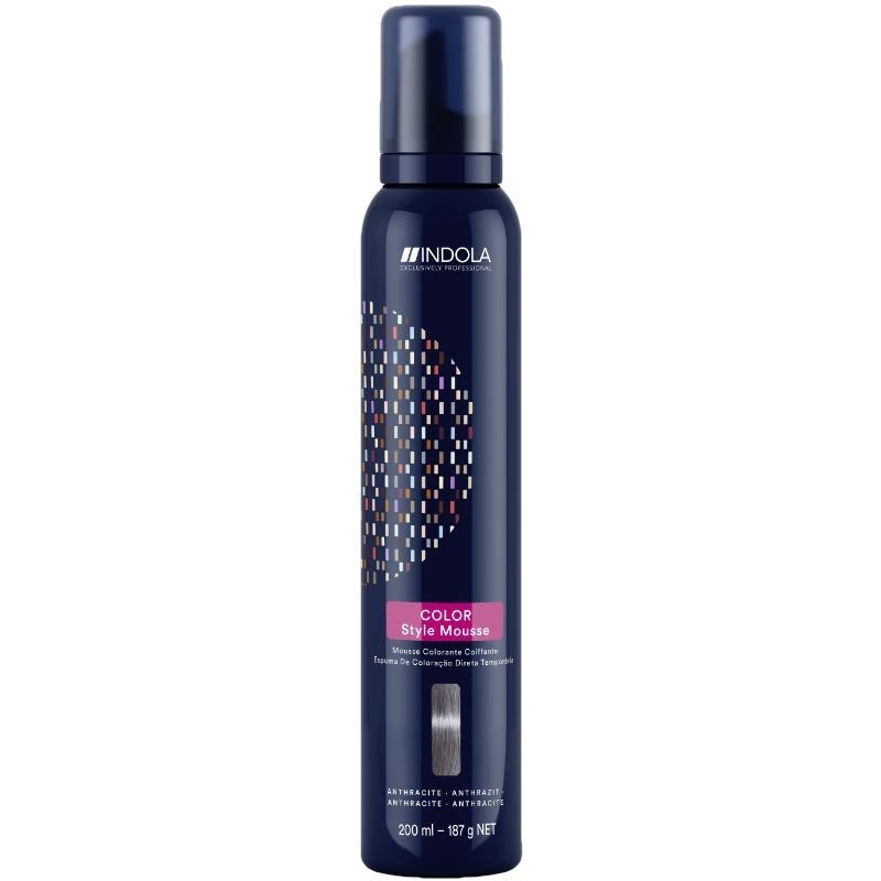 Indola Color Style Mousse Antraciet 200 ml