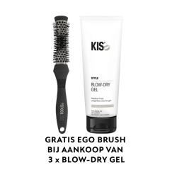KIS Blow-Dry Gel En Gratis EGO Brush 25mm 200 ml