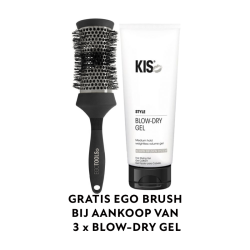 KIS Blow-Dry Gel En Gratis EGO Brush 65mm 200 ml