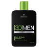 Schwarzkopf 3D Men Hair And Body Shampoo 250 ml